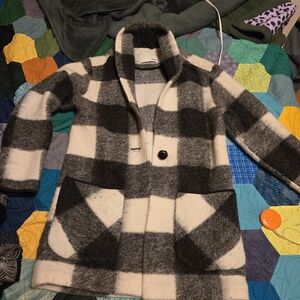 Wilfred Monochrome Checkered Shacket